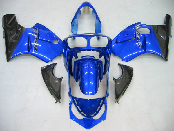 Fairings 2000-2001 Kawasaki ZX12R Blue & Black ZX12R Racing Generic