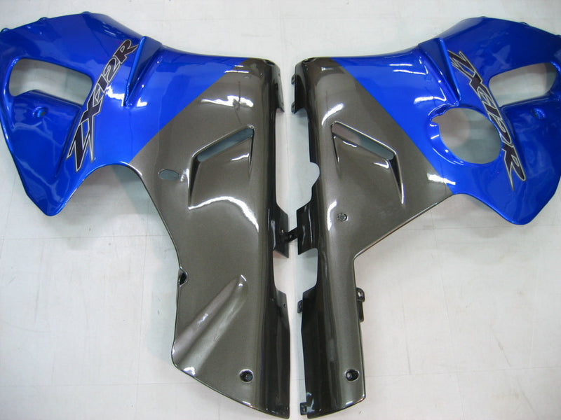 Fairings 2000-2001 Kawasaki ZX12R Blå & Svart ZX12R Racing Generic