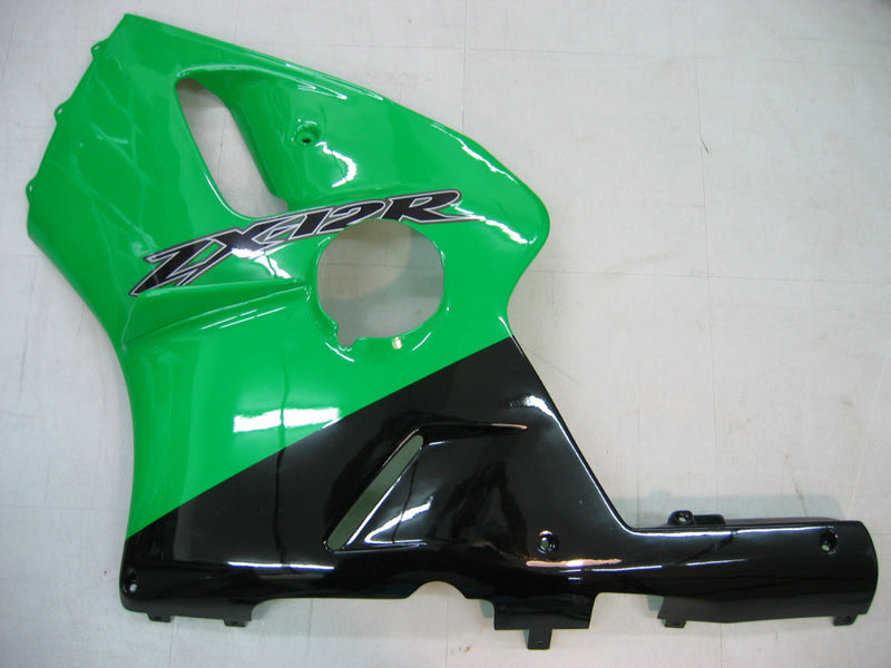 Fairings 2000-2001 Kawasaki ZX12R Grön & Svart ZX12R Racing Generic