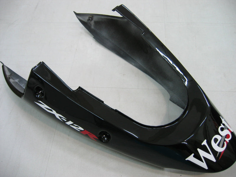 Fairings 2000-2001 Kawasaki ZX12R Svart Vit Väst Generisk