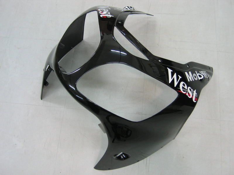 Verkleidungen 2000-2001 Kawasaki ZX12R Schwarz Weiß West Generic