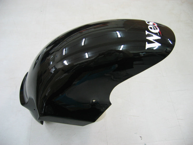 Fairings 2000-2001 Kawasaki ZX12R Black White West Generic