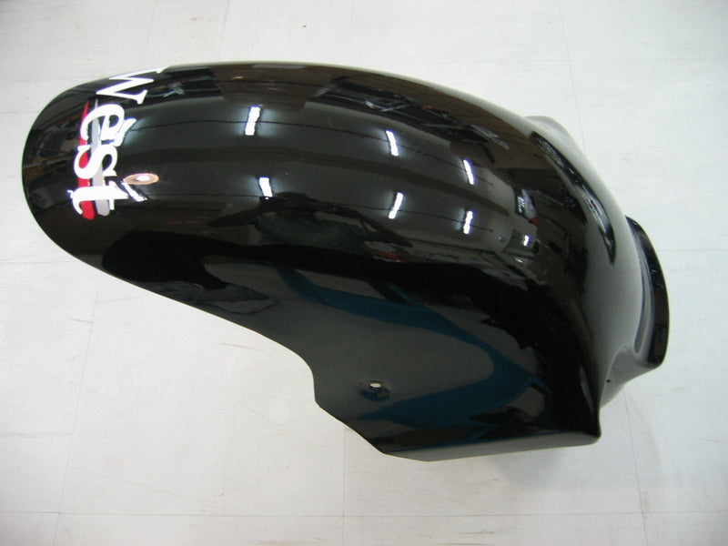 Verkleidungen 2000-2001 Kawasaki ZX12R Schwarz Weiß West Racing Generic