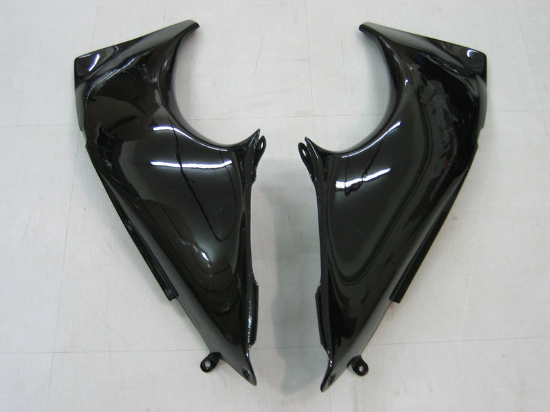 Fairings 2000-2001 Kawasaki ZX12R Black White West Racing Generic