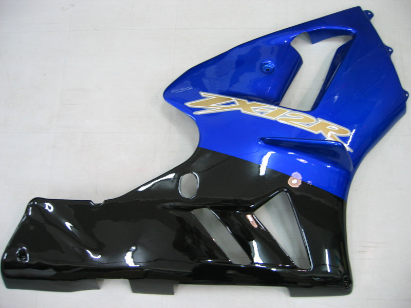 Fairings Kawasaki ZX12R Ninja Blue Black ZX12R Racing (2002-2005) Generic