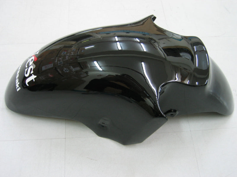 Fairings Kawasaki ZX12R Ninja Black White West Racing (2002-2005) Generisk