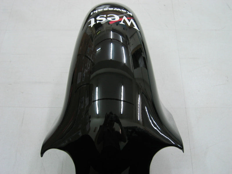 Verkleidungen Kawasaki ZX12R Ninja Schwarz Weiß West Racing (2002-2005) Generisch