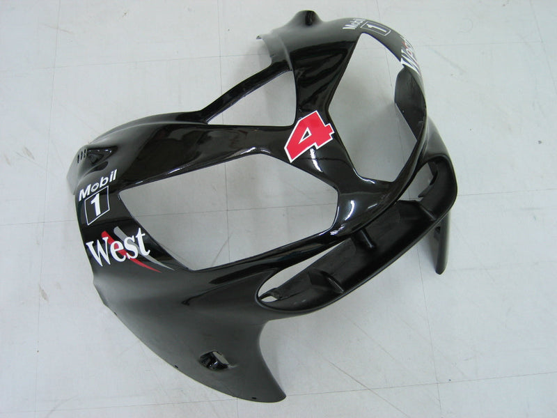 Owiewki Kawasaki ZX12R Ninja Black White West Racing (2002-2005) Generic