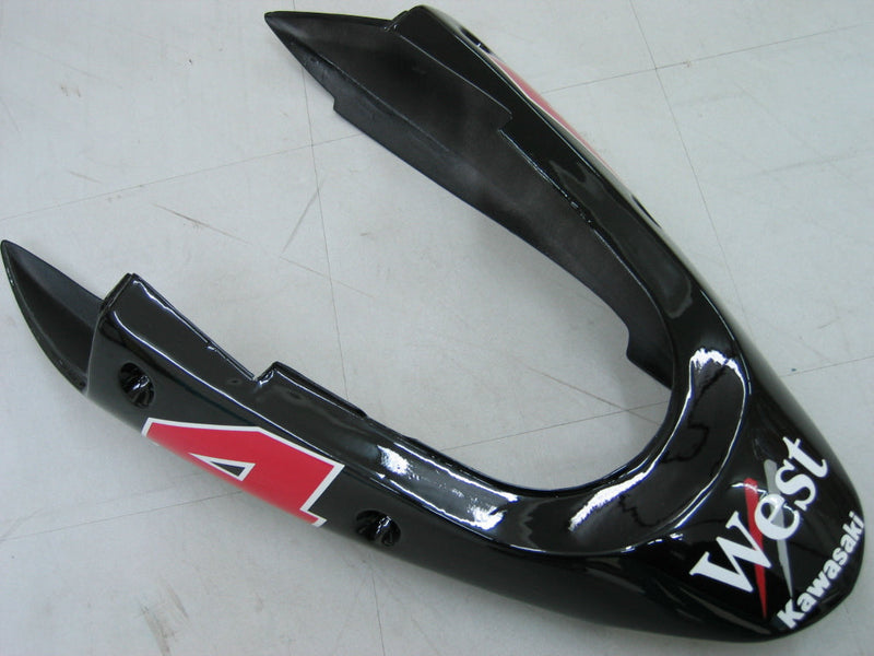 Verkleidungen Kawasaki ZX12R Ninja Schwarz Weiß West (2002-2005) Generisch