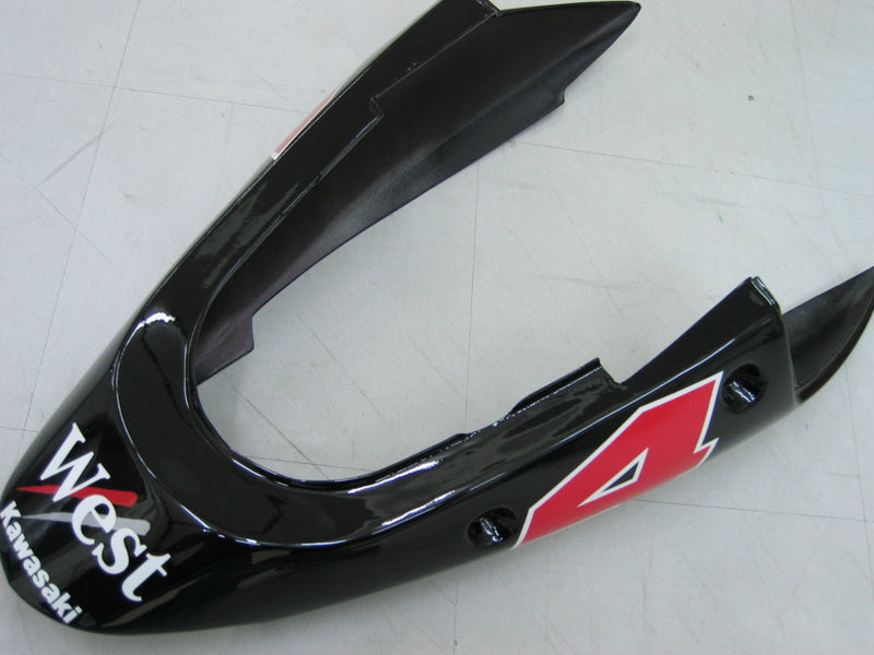 Verkleidungen Kawasaki ZX12R Ninja Schwarz Weiß West (2002-2005) Generisch