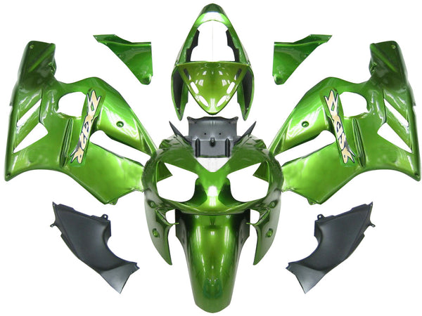 Fairings Kawasaki ZX12R Grønn Metallic ZX12R Racing (2002-2005) Generisk