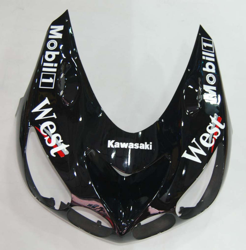 Fairings 2006-2011 Kawasaki ZX14R Svart Vit West Ninja Racing Generic