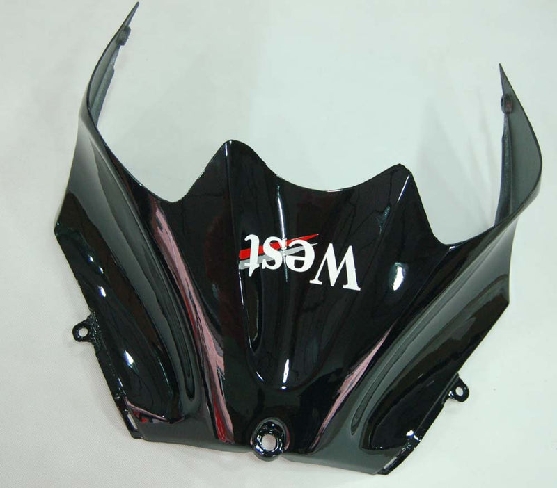 Fairings 2006-2011 Kawasaki ZX14R Black White West Ninja Racing Generic