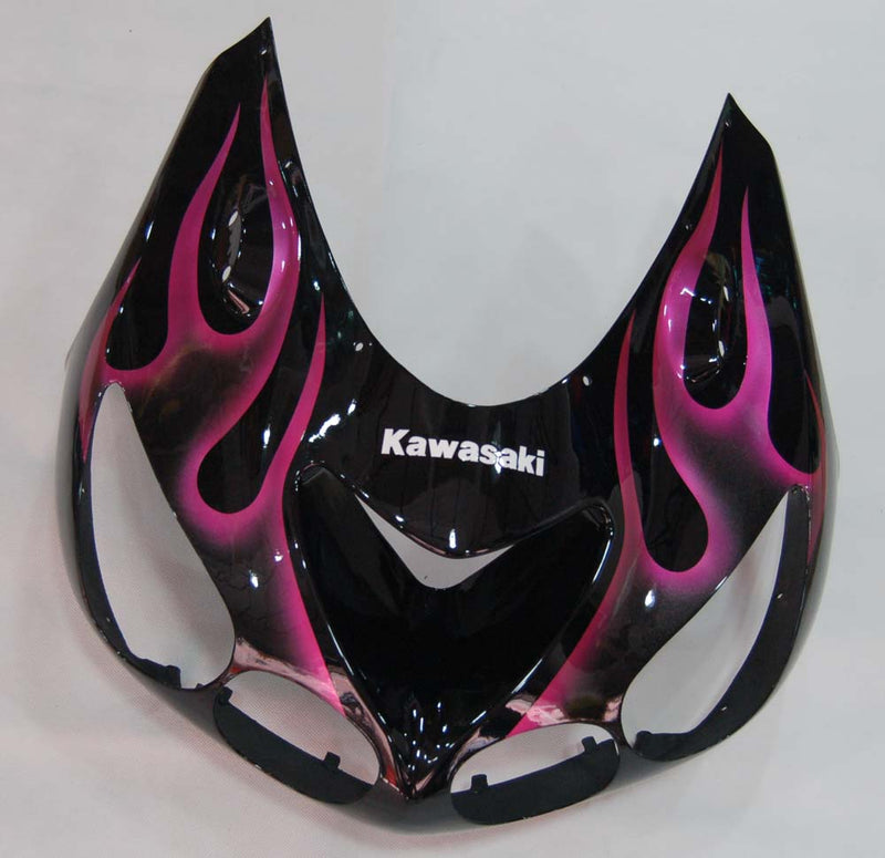 Verkleidungen 2006-2011 Kawasaki ZX14R Black &amp; Purple Flame Ninja Racing Generic