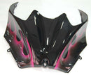 Carenagens pretas para Kawasaki ZX14R 2006-2011 &amp; Corrida Ninja Chama Roxa Genérica