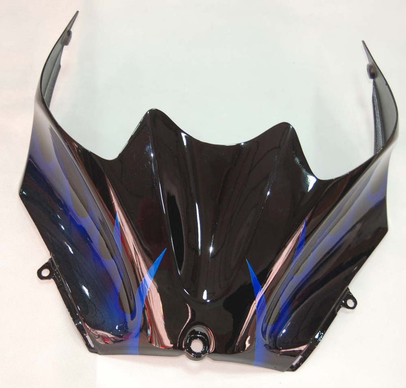 Verkleidungen 2006-2011 Kawasaki ZX14R Black &amp; Blue Flame Ninja Racing Generic