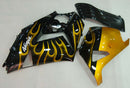 Katteet 2006-2011 Kawasaki ZX14R musta &amp; Kultainen liekki Ninja-kilpa-ajo Generic