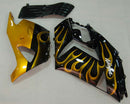 Katteet 2006-2011 Kawasaki ZX14R musta &amp; Kultainen liekki Ninja-kilpa-ajo Generic