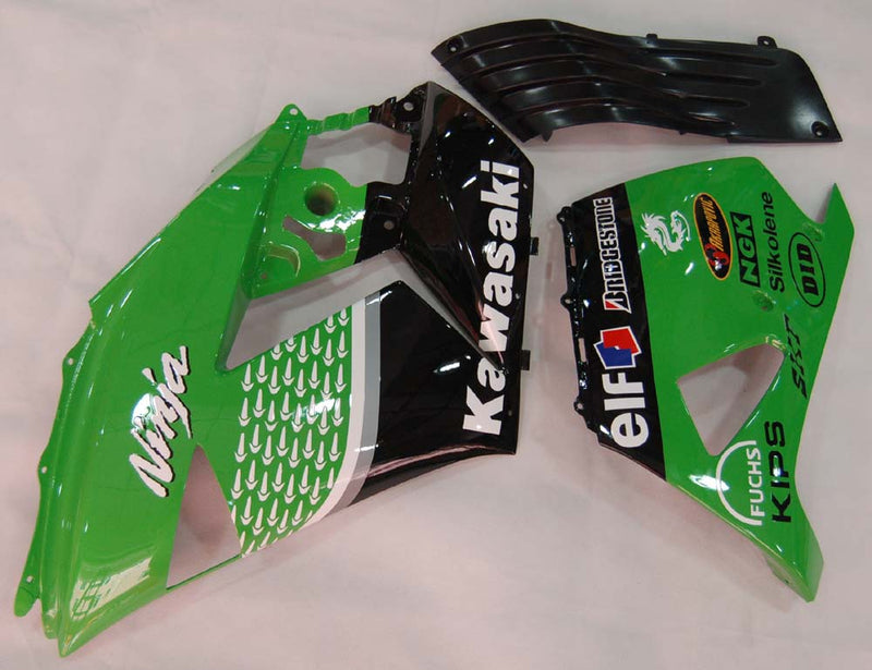 Carenados 2006-2011 Kawasaki ZX14R Verde Negro No. 56 Nakano Racing Generic