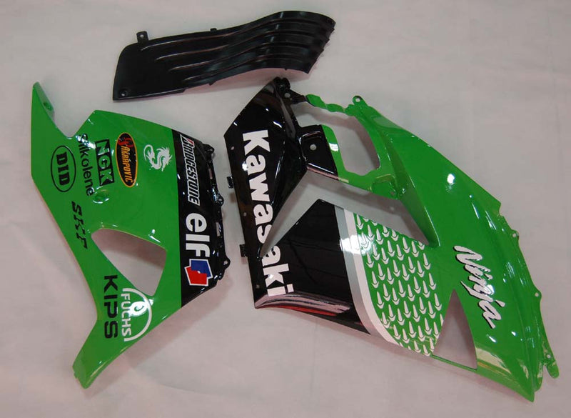 Carenados 2006-2011 Kawasaki ZX14R Verde Negro No. 56 Nakano Racing Generic