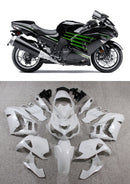 Fairings Plastic 2012-2022 Kawasaki ZX14R ZZR1400 Ninja Black Green Racing Generisk
