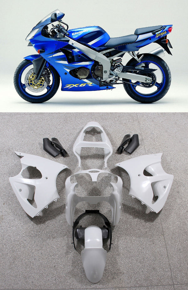 Kit de carenagem para Kawasaki ZX6R 636 2000-2002 ZZR600 2005-2008