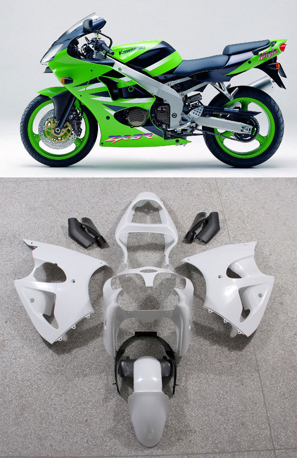 Verkleidungsset für Kawasaki ZX6R 636 2000-2002 ZZR600 2005-2008