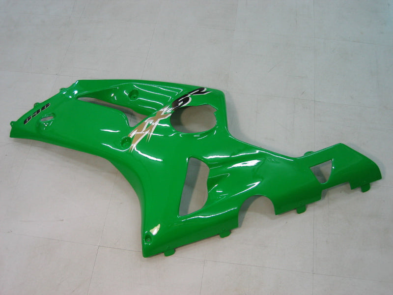 Verkleidungen 2003-2004 Kawasaki ZX6R 636 Green Ninja Racing Generic