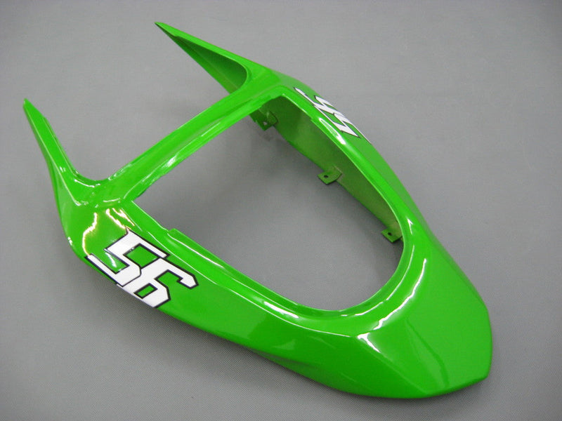 Kotelot 2003-2004 Kawasaki ZX6R 636 Vihreä Musta No. 56 ELF Racing Generic