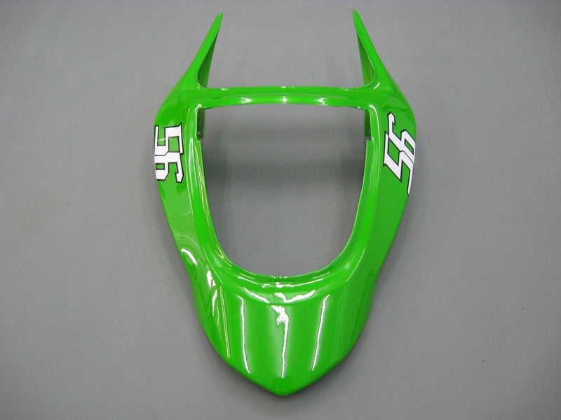 Carenados 2003-2004 Kawasaki ZX6R 636 Verde Negro No. 56 ELF Racing Generic