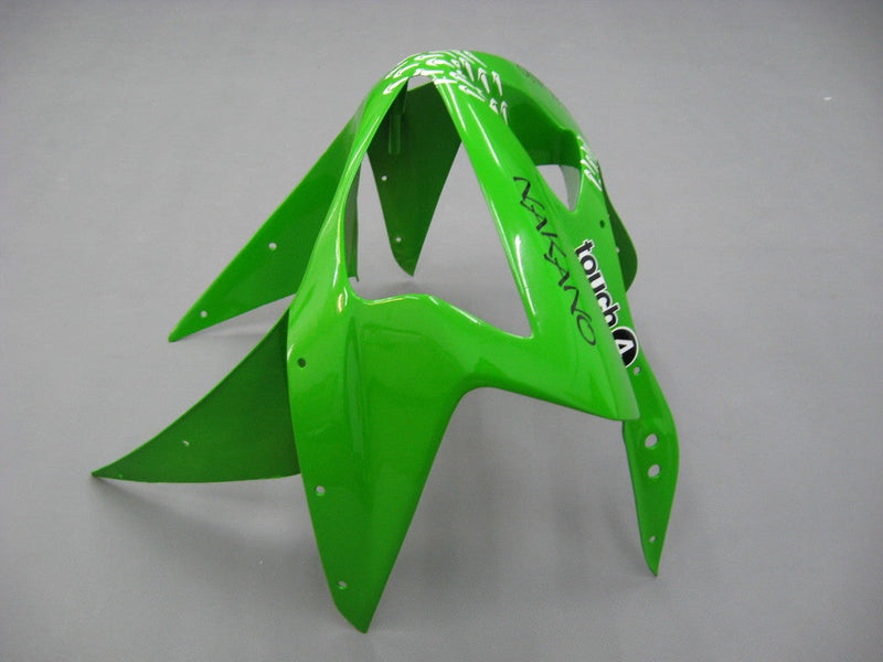 Fairings 2003-2004 Kawasaki ZX6R 636 Grön Svart