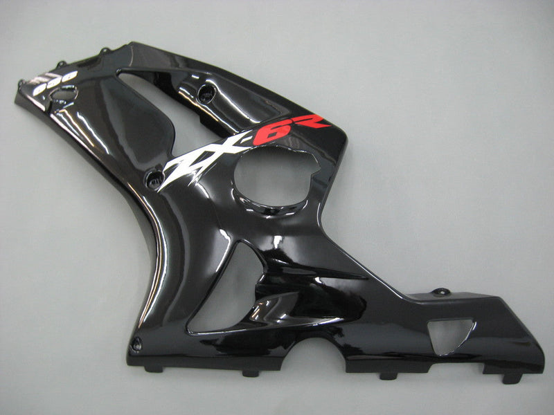 Carenados 2003-2004 Kawasaki ZX6R 636 Negro Ninja Genérico