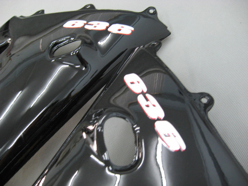 Carenados 2003-2004 Kawasaki ZX6R 636 Negro Ninja Genérico