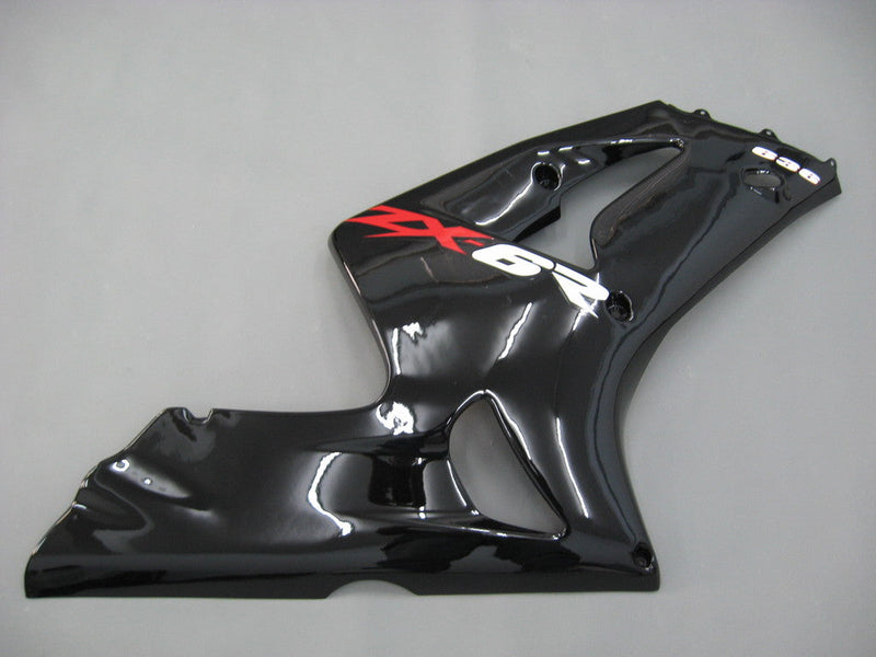 Fairings 2003-2004 Kawasaki ZX6R 636 Black Ninja Racing Generic