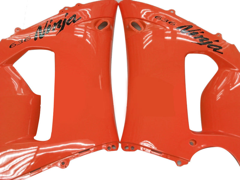 Verkleidungen 2005–2006 Kawasaki ZX6R 636 Orange Black Elf Ninja Generic