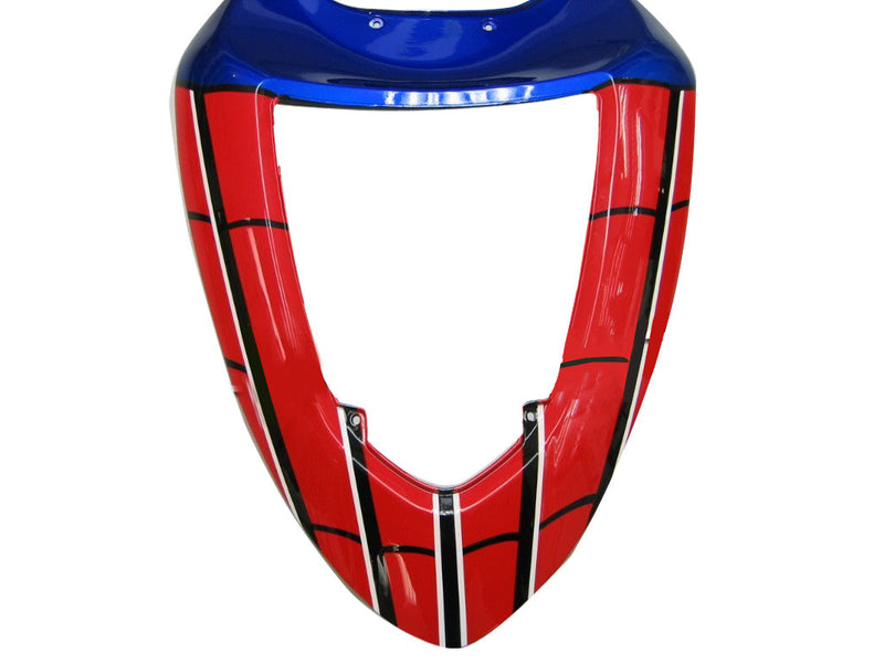 Fairings 2005-2006 Kawasaki ZX6R 636 Red & Blue Spider Man Racing Generic