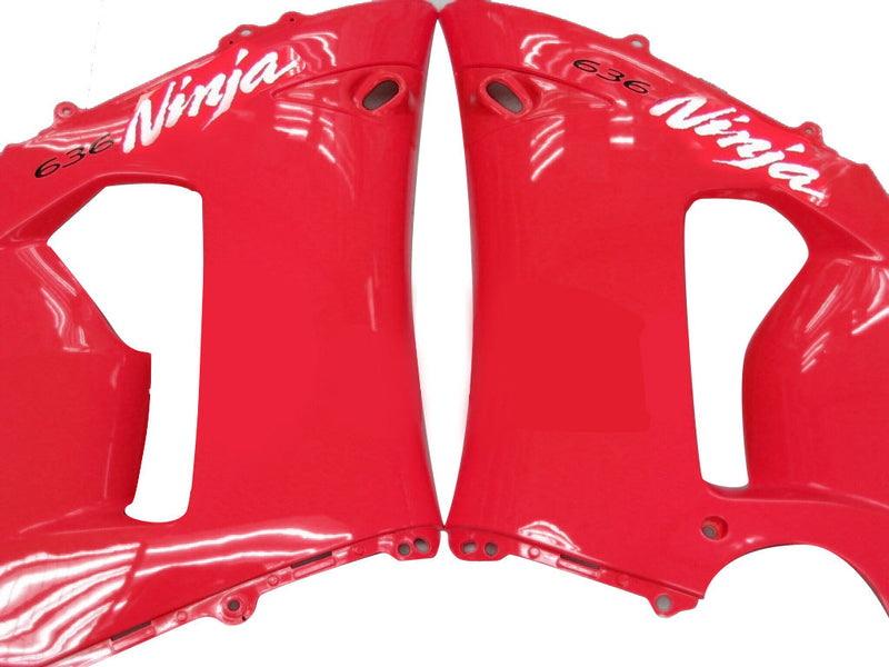 Owiewki 2005-2006 Kawasaki ZX6R 636 Red Black Ninja Racing Generic