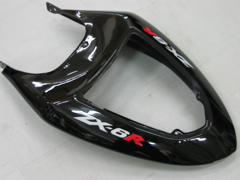 Carenados 2005-2006 Kawasaki ZX6R 636 Negro ZX6R Racing Genérico