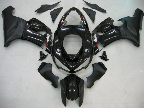 Carenados 2005-2006 Kawasaki ZX6R 636 Negro ZX6R Genérico