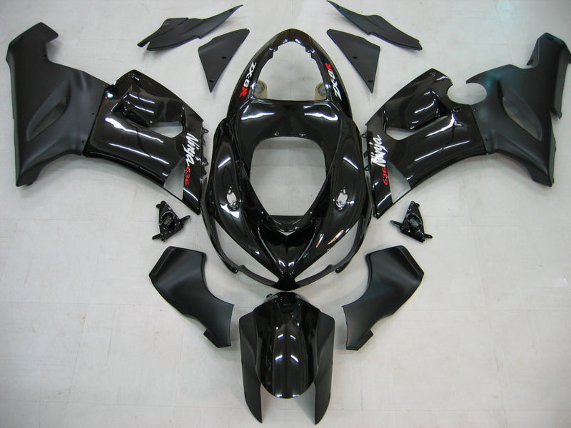 Carenados 2005-2006 Kawasaki ZX6R 636 Negro ZX6R Racing Genérico