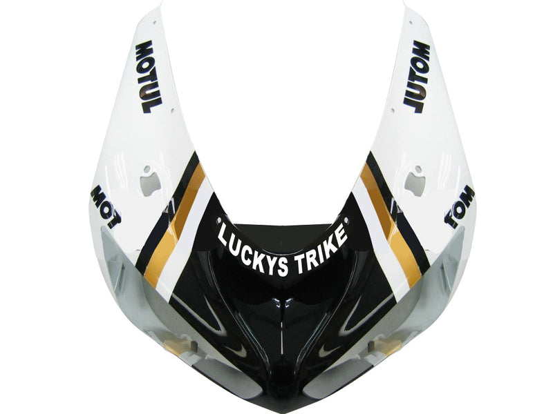 Owiewki 2005-2006 Kawasaki ZX6R 636 Czarno-białe Lucky Strike Ninja Racing Generic