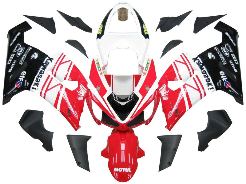 Amotopart ZX6R 636 (2005-2006) koripaneeliin ABS ruiskuvalettu muovisetti 32 väriä geneerinen