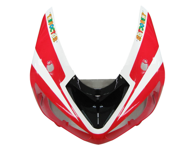 Carenados 2005-2006 Kawasaki ZX6R 636 Rojo Blanco Negro Ninja Racing Genérico