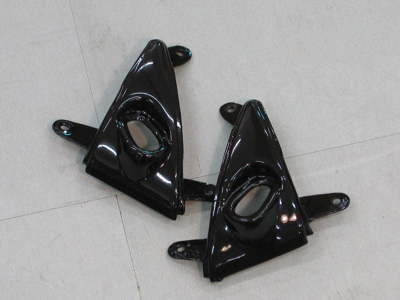 Carenagens 2005-2006 Kawasaki ZX6R 636 Preto Branco West ZX6R Genérico