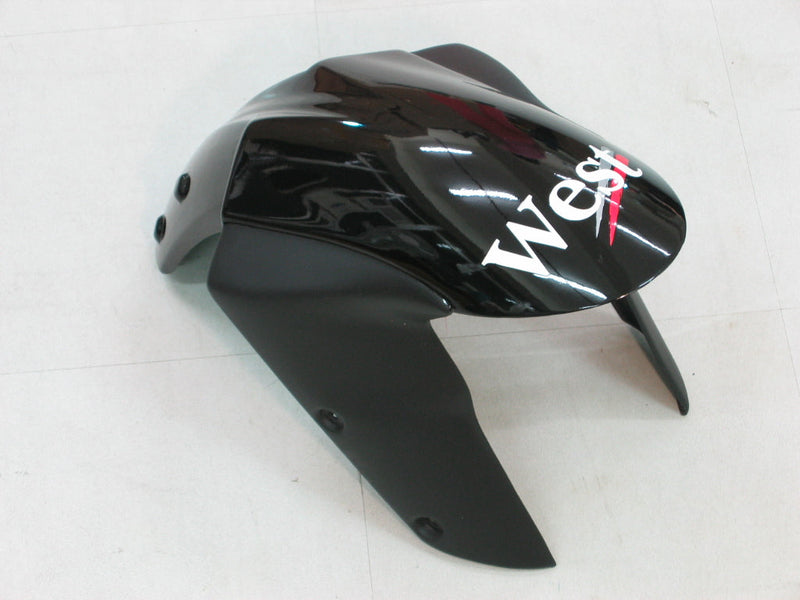 Owiewki 2005-2006 Kawasaki ZX6R 636 Black White West ZX6R Generic