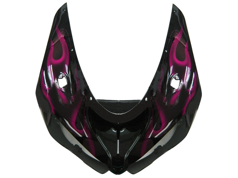 Verkleidungen 2005-2006 Kawasaki ZX6R 636 Black &amp; Purple Flame Ninja Racing Generic