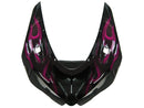 Fairings 2005-2006 Kawasaki ZX6R 636 Black & Purple Flame Ninja Generic