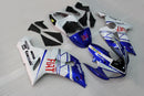 Fairings 2005-2006 Kawasaki ZX6R ZX636 Blå Hvid FIAT Generisk