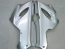Fairings 2005-2006 Kawasaki ZX6R 636 Silver & Red Flame Ninja Generic