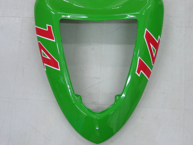 Kotelot 2005-2006 Kawasaki ZX6R 636 Vihreä Musta No. 14 ZX6R Racing Generic